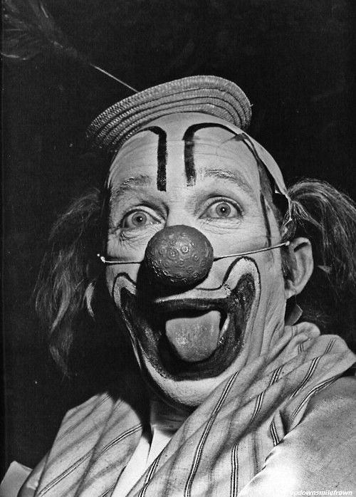 Bing Crosby as a clown for the St. John's Hospital benefit.jpg